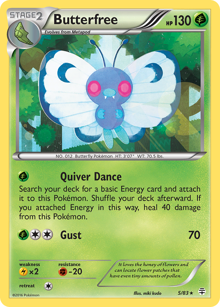 Generations Holo Butterfree #5/83